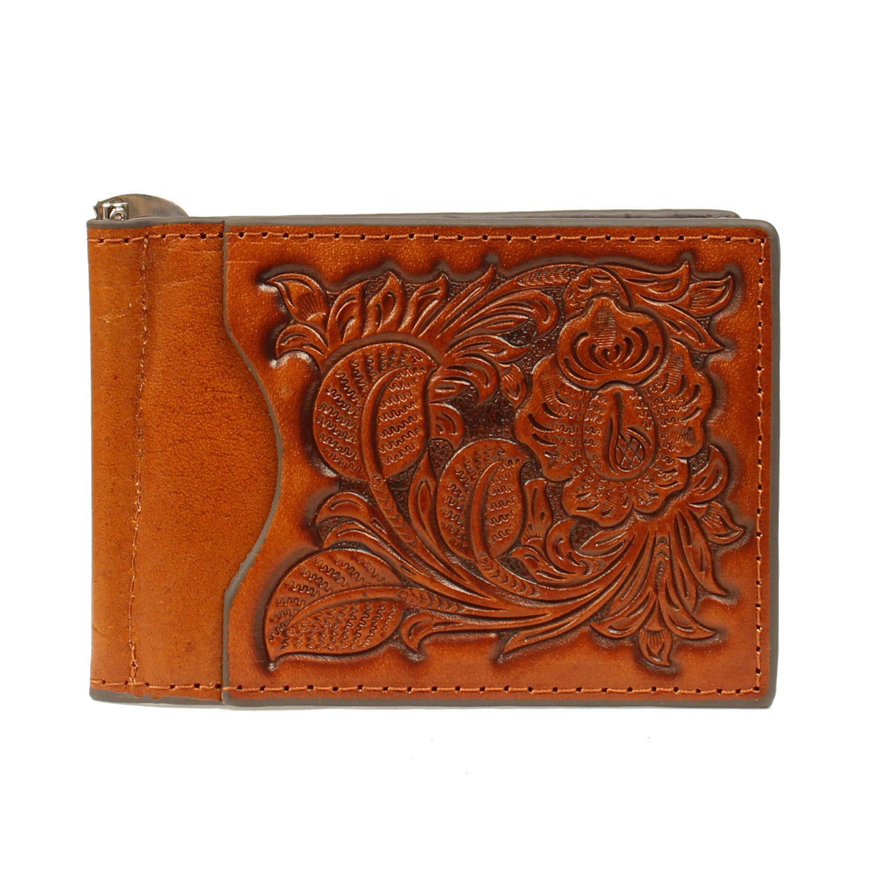 Nocona Pro Tooled Bi-fold Money Clip