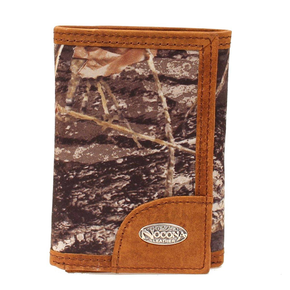 Nocona Tri-fold Camo & Logo Concho Wallet