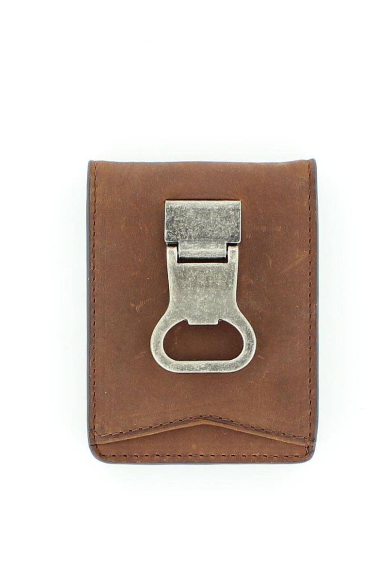 Nocona Bi-fold Metal/Money Clip Wallet