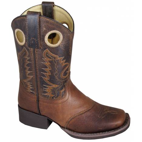 Smoky Mountain Luke Western Boots - Youth, Brown