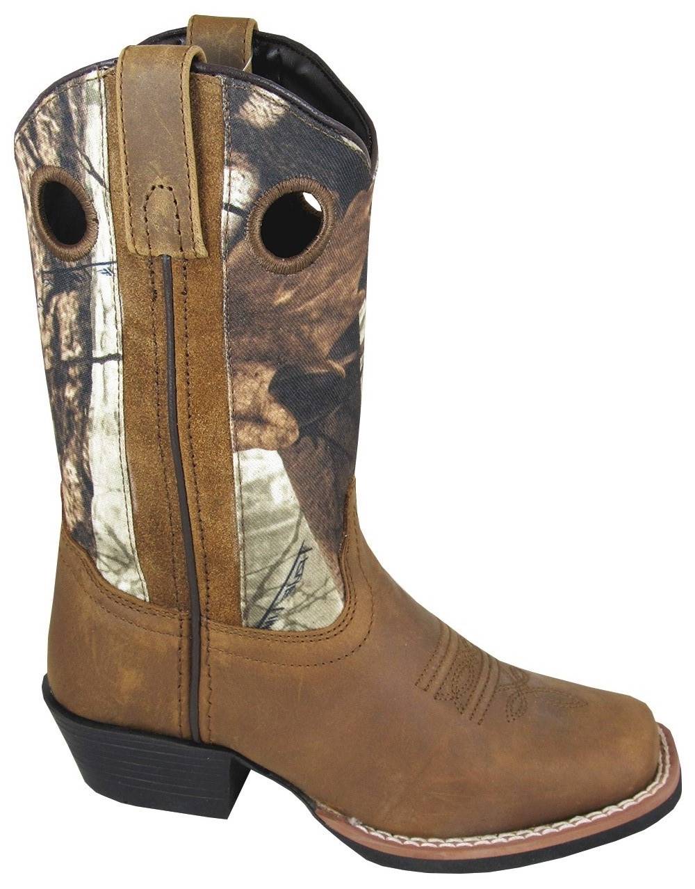 square toe camo boots