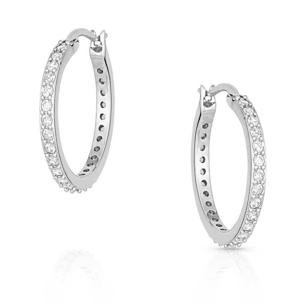 Montana Silversmiths Milky Way Hoop Earrings