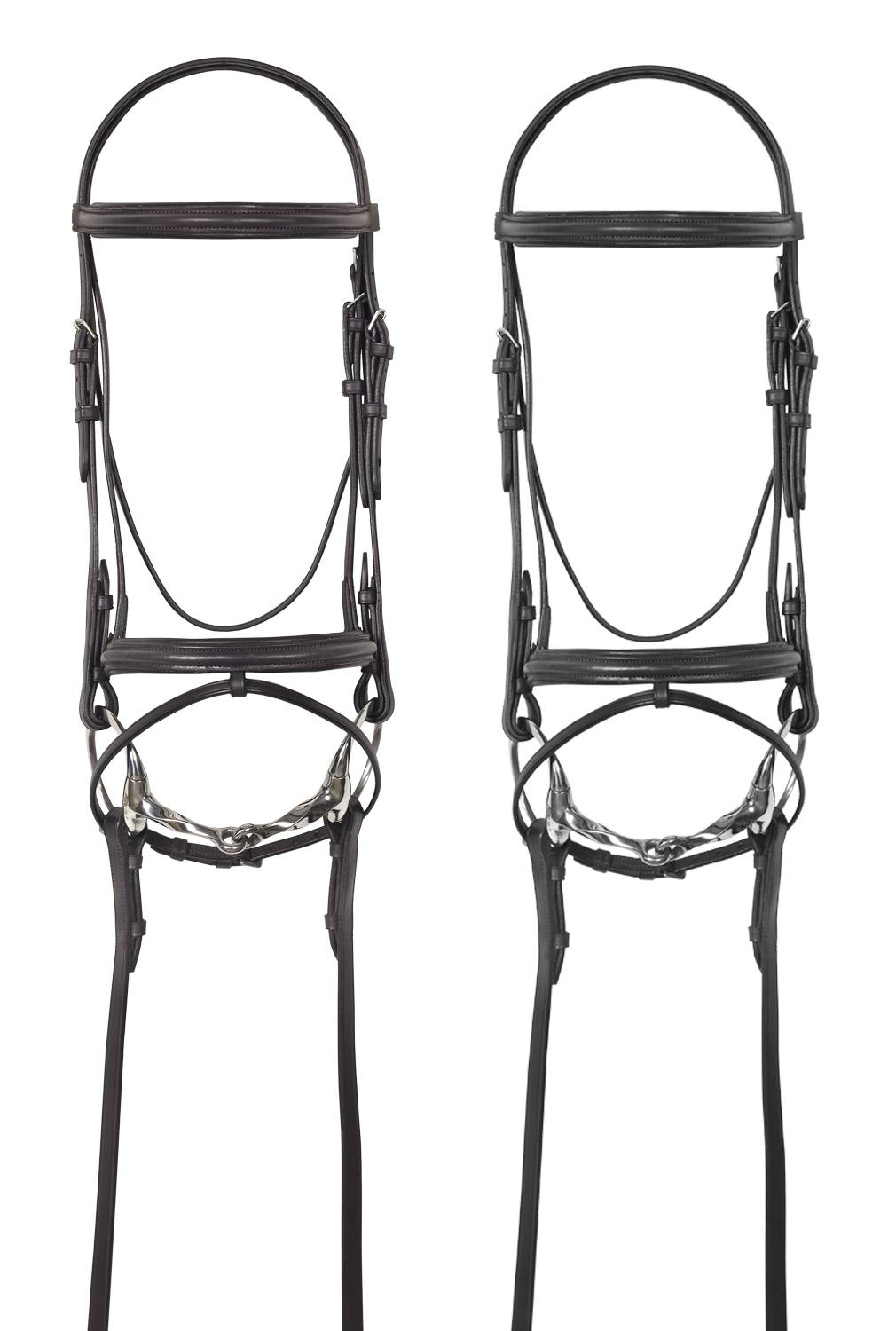 Camelot  Lined Event Bridle with Flash and Rubber Grip Reins