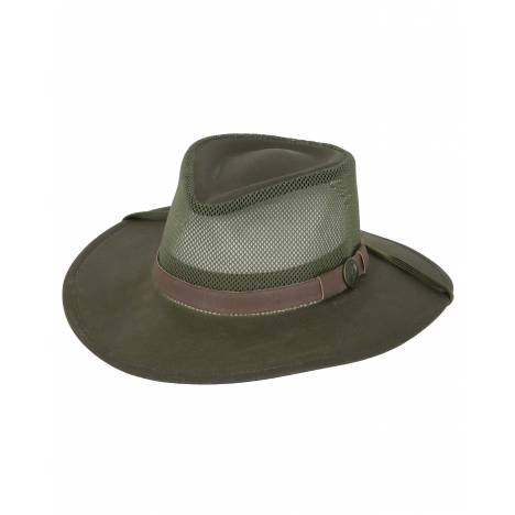 Outback Trading Kodiak Oilskin and Mesh Hat- Men's