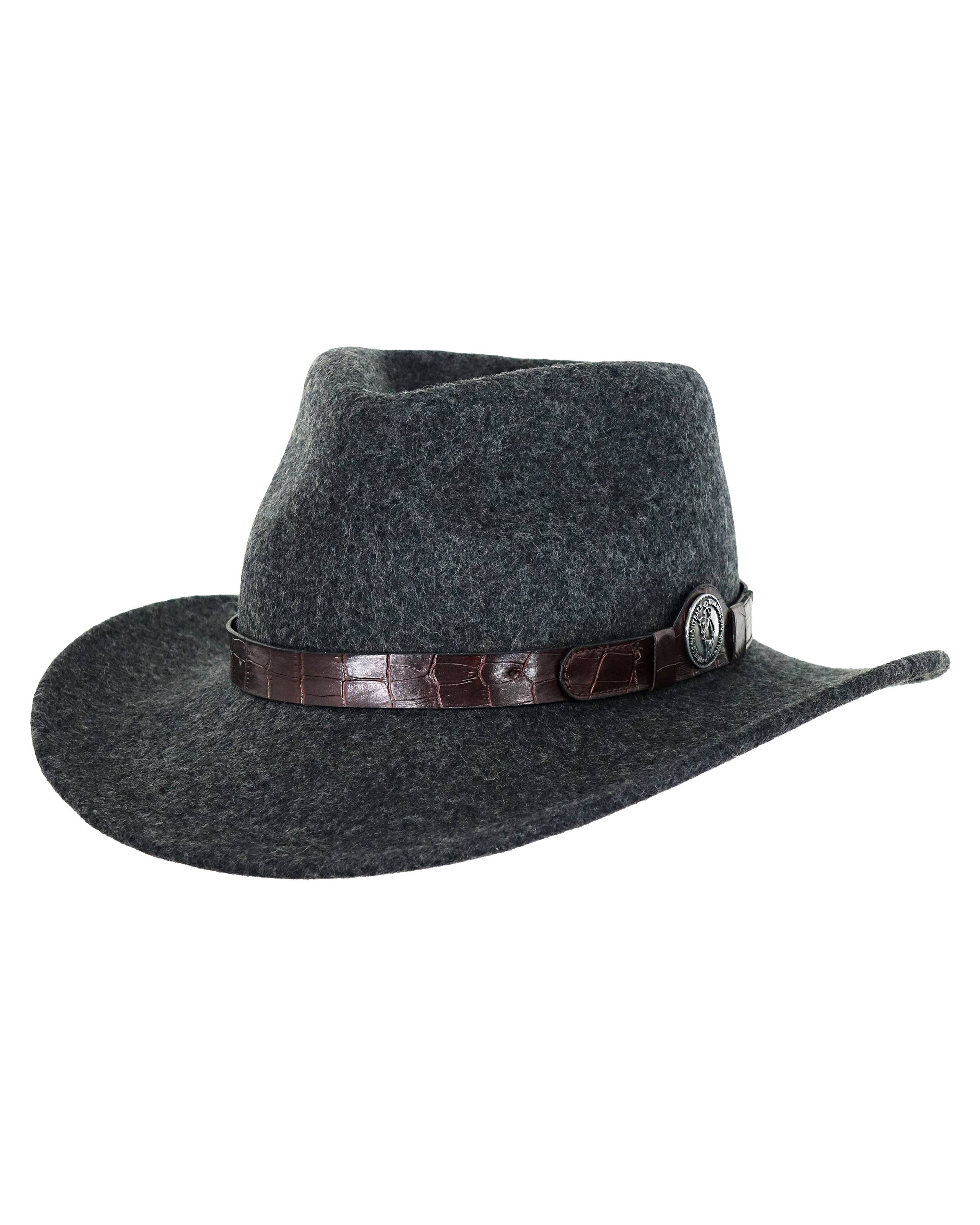 Outback Trading Collings Worth Crushable Wool Hat- Mens