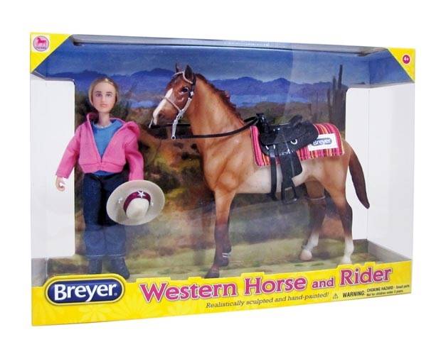 5-691008 Breyer Classics Western Horse & Rider sku 5-691008