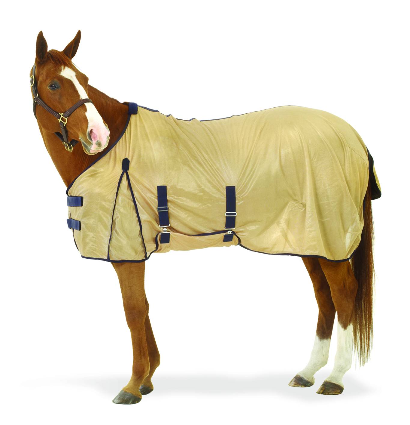 469235TANNV69 Equiessentials Softmesh Fly Sheet with  Belly Band sku 469235TANNV69
