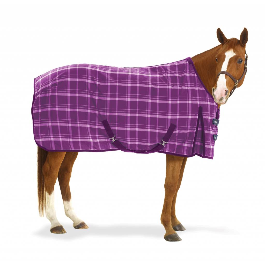 Equi-Essentials EZ-Care Lite Stable Sheet - Plaid