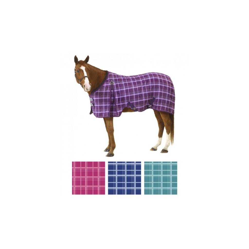 Equi-Essentials EZ-Care Lite Stable Sheet - Plaid