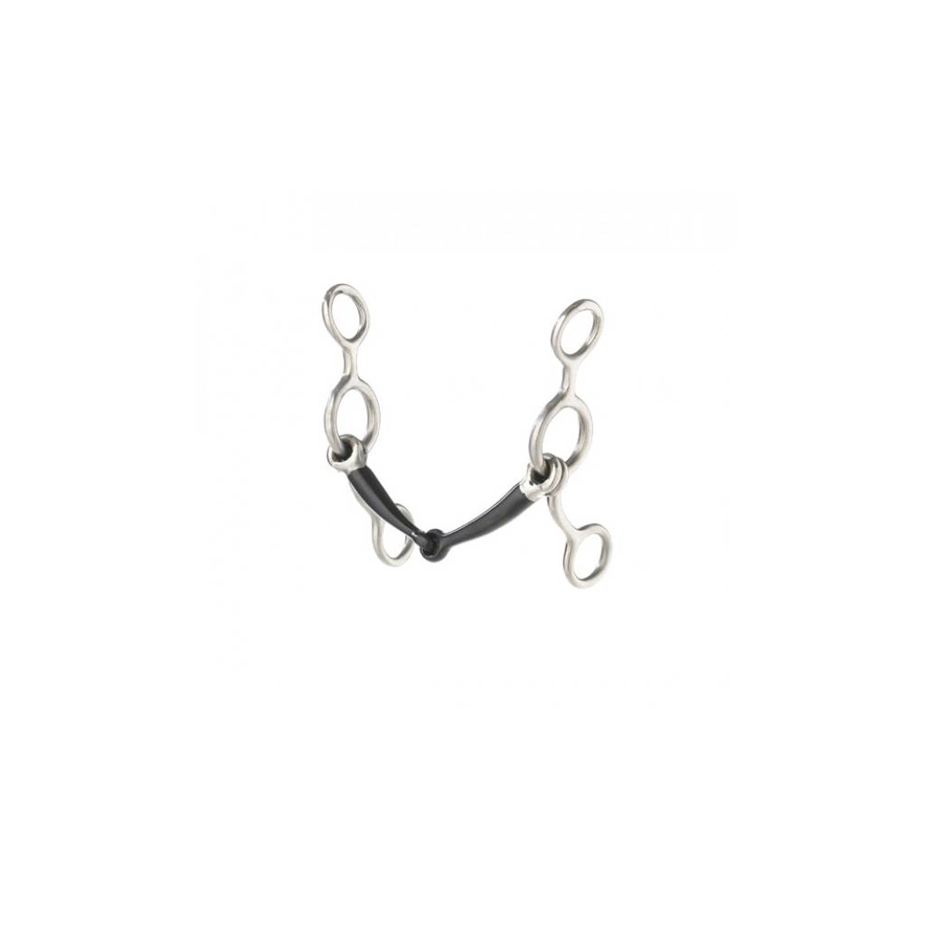 Turn-Two Stainless Steel Sweet Iron Snaffle Jr Cowhorse Bit