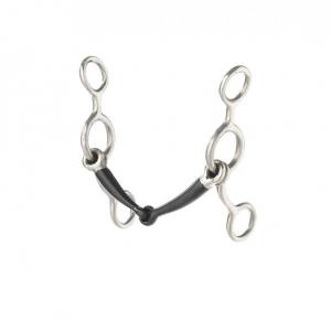 Turn-Two Stainless Steel Sweet Iron Snaffle Jr Cowhorse Bit