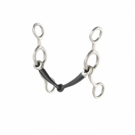 Turn-Two Stainless Steel Sweet Iron Snaffle Jr Cowhorse Bit