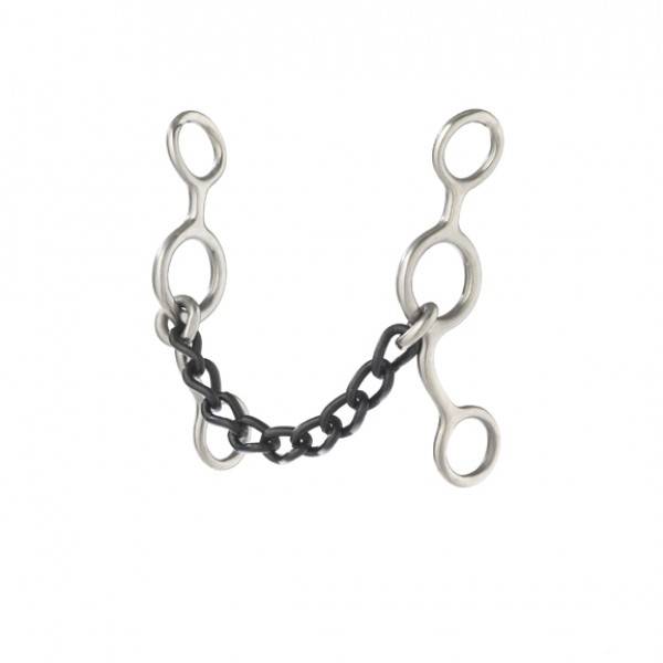 Turn-Two Stainless Steel Sweet Iron Chain Jr Cowhorse Bit