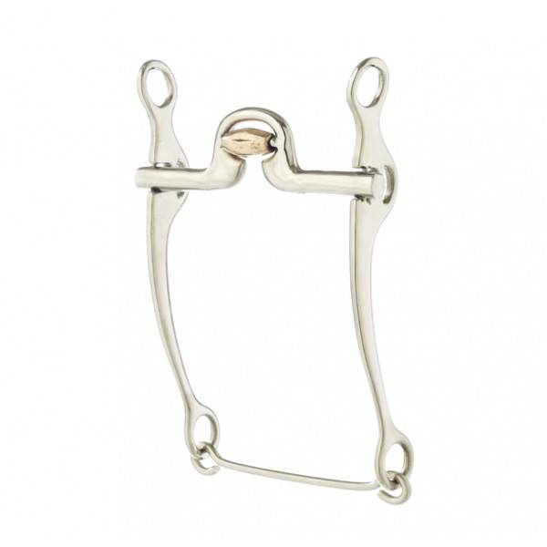 Turn-Two Stainless Steel High C-Port Stock Horse Bit