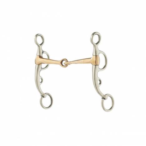 Turn-Two Stainless Steel Copper Snaffle Argentine Bit