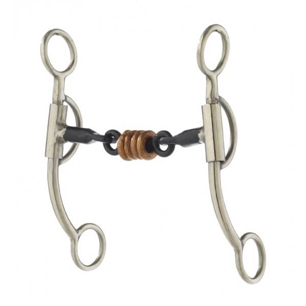 Turn-Two Stainless Steel Sweet Iron Copper Rings Double Rein Bit