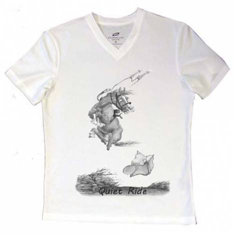 Intrepid "A Quiet Ride" V-Neck Tee Shirt - Ladies