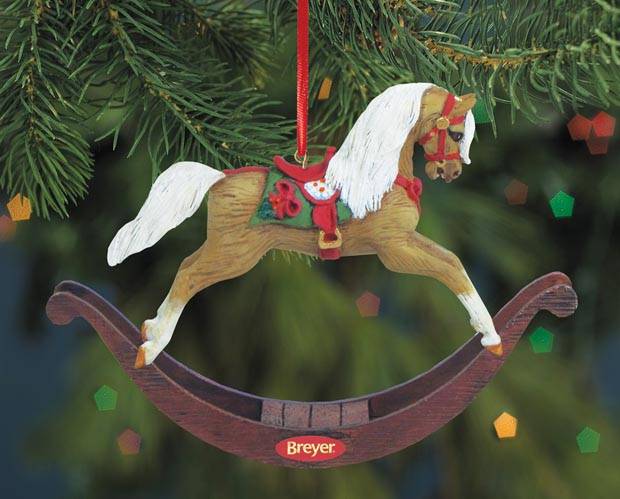 Breyer Eggnog Rocking Horse 2014 Holiday Ornament