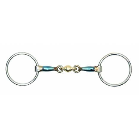 Shires Blue Alloy Loose Ring Snaffle With Lozenge