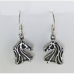 Finishing Touch French Wire Outline Horse Head Earrings