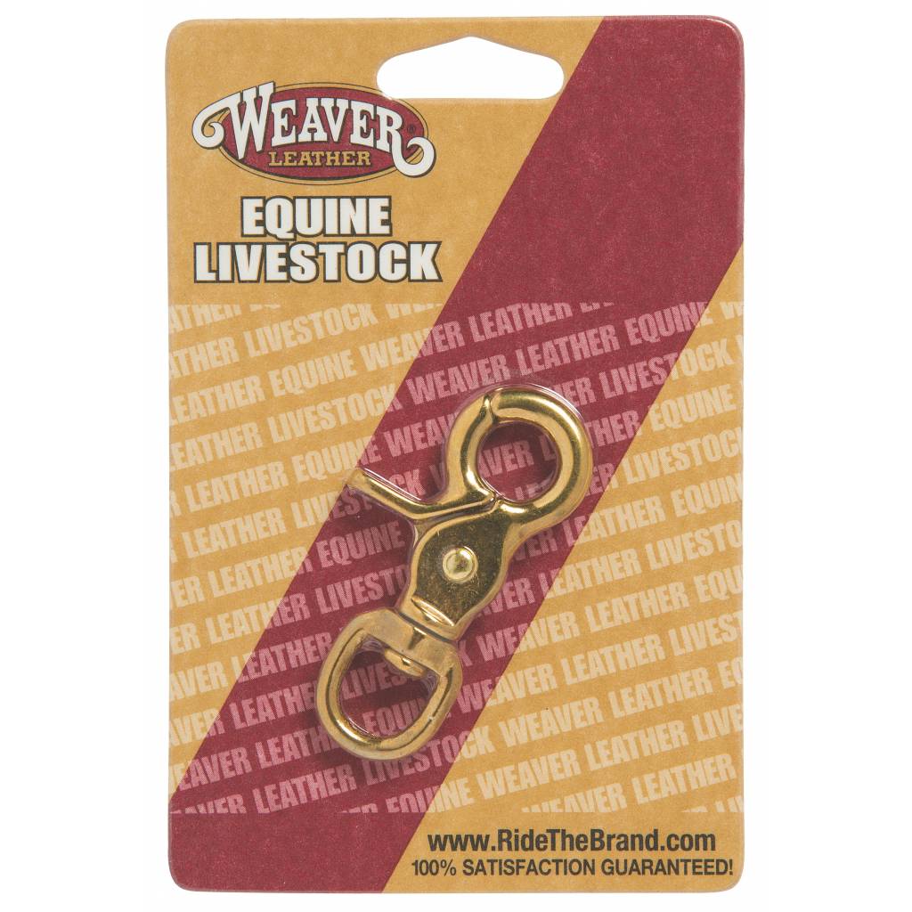 Weaver Leather Solid Brass Snap Round Scissor