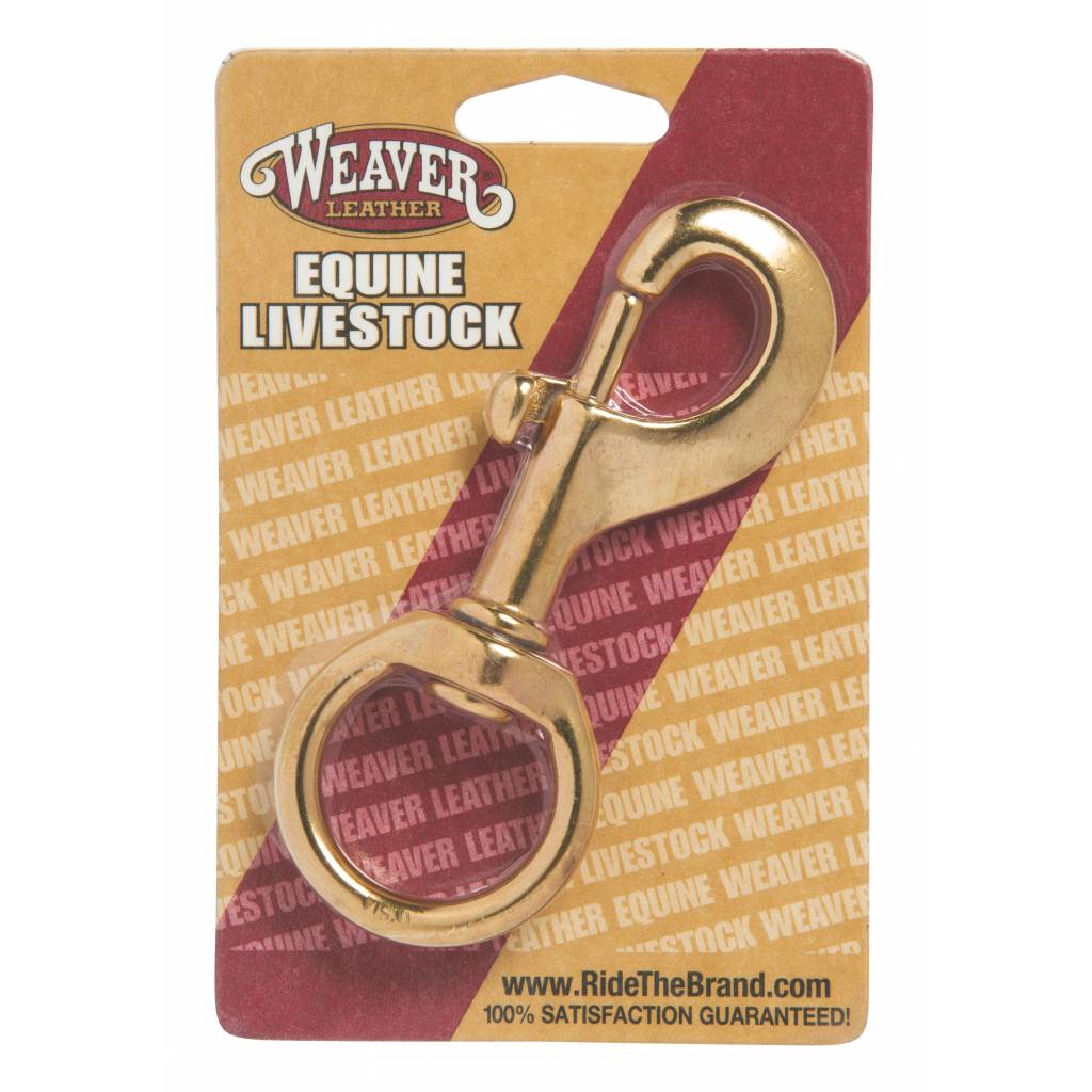 Weaver Leather Solid Brass Snap Round Swivel