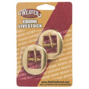 Weaver Leather Solid Brass Cart Buckle
