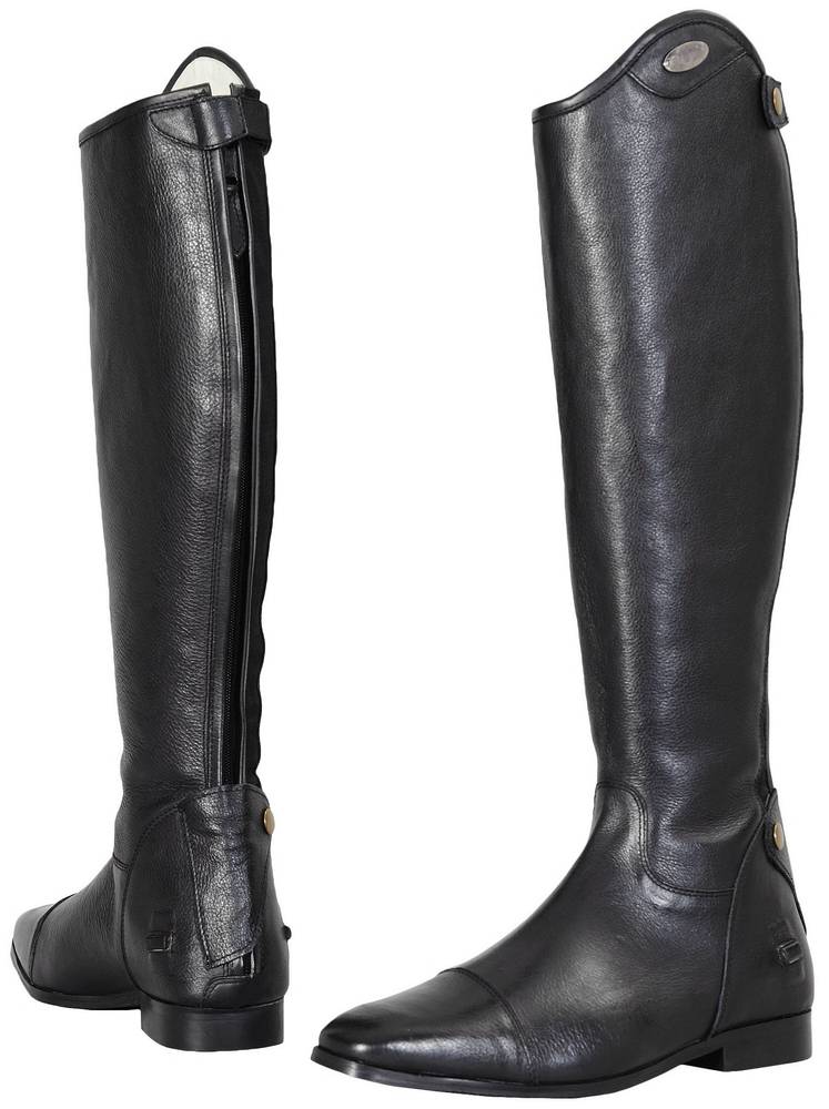 tall leather dress boots