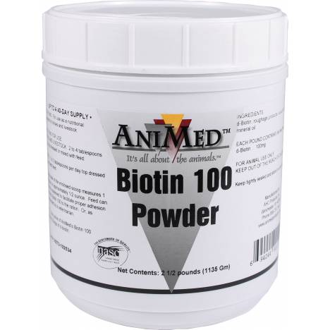 AniMed Biotin 100 Powder Horse Supplement