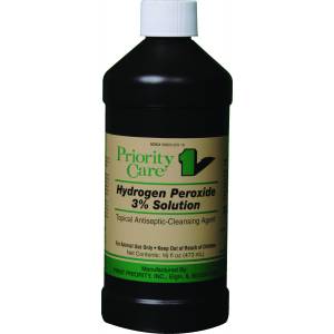 Priority Care Hydrogen Peroxide 3% Solution
