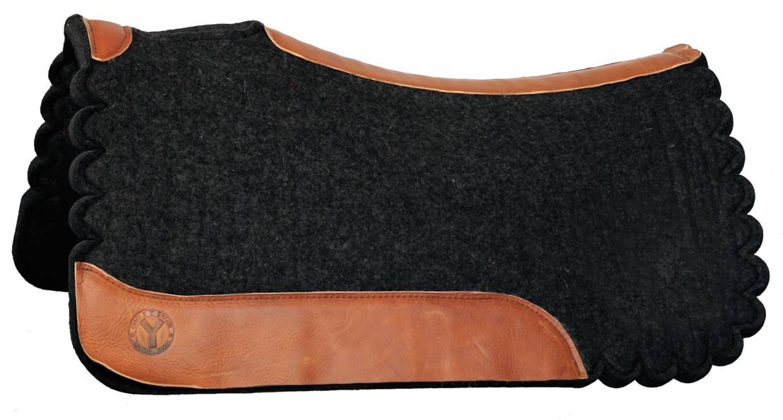 5-707587 Circle Y Scalloped Square Western Wool Pad sku 5-707587