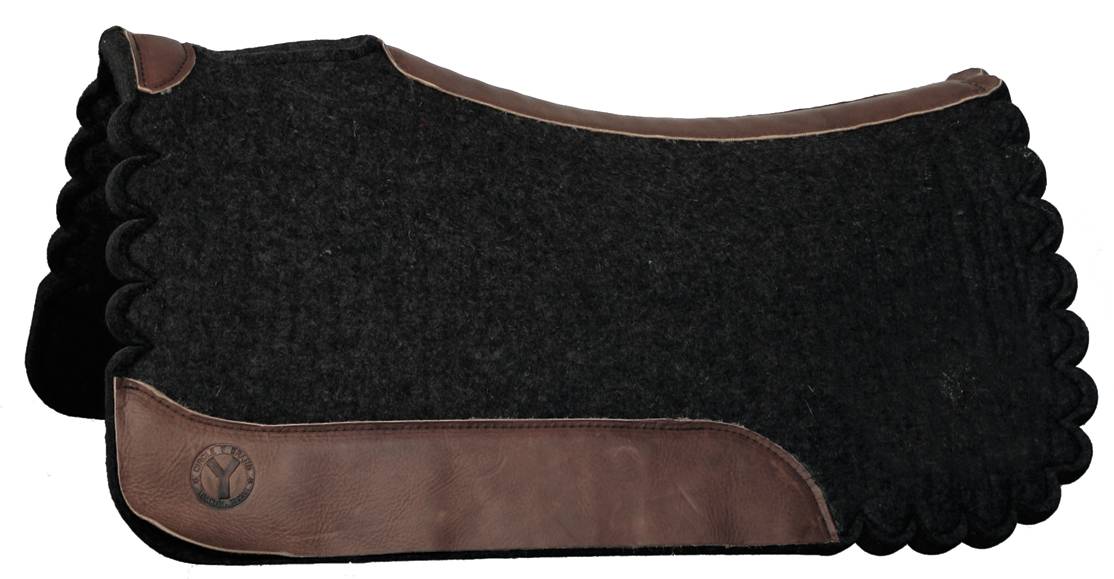 5-707597 Circle Y Scalloped Square Western Wool Pad sku 5-707597