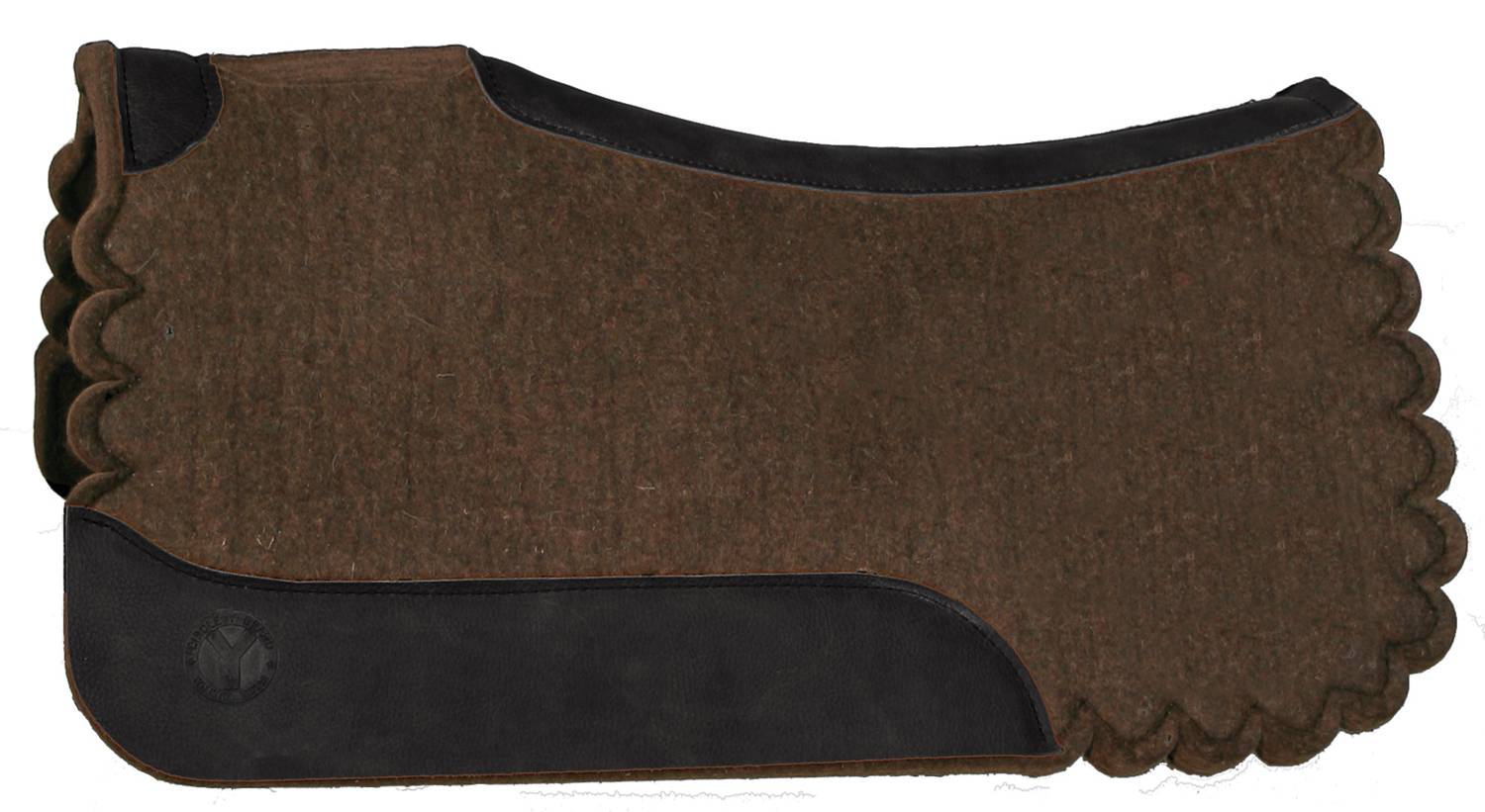 5-707583 Circle Y Scalloped Square Western Wool Pad sku 5-707583