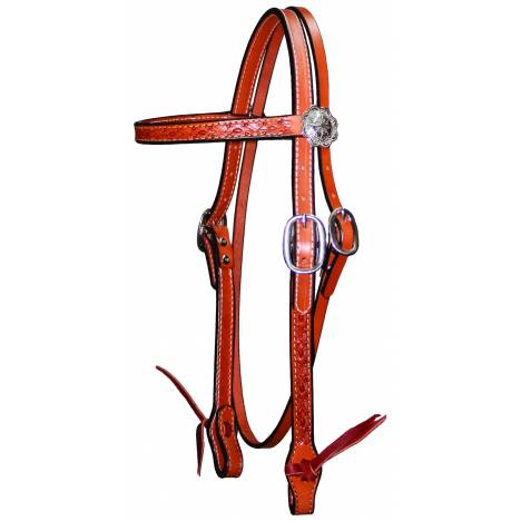 Circle Y Hand Tooled Browband Headstall