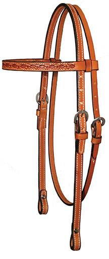 5-707888 Circle Y Border Tooling Browband Headstall sku 5-707888