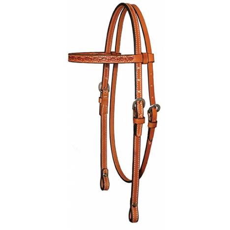 Circle Y Border Tooling Browband Headstall