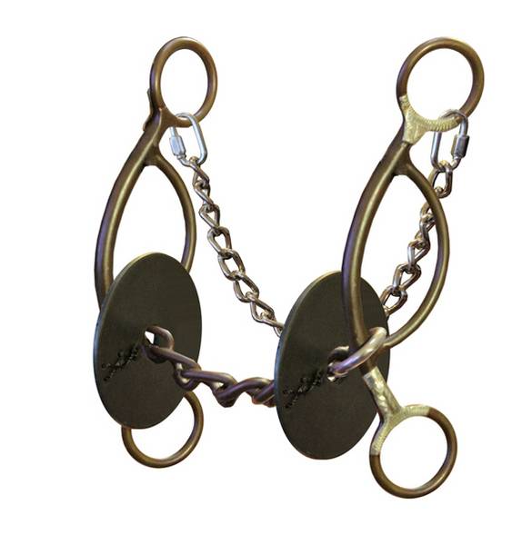 Circle Y Josey Mitchell Chain Gag Short Shank Bit