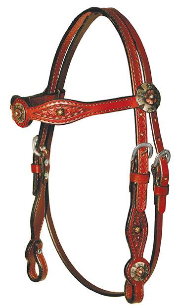 Circle Y Antique Brass Gag Headstall