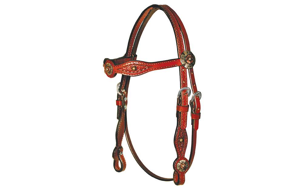 Circle Y Antique Brass Gag Headstall EquestrianCollections