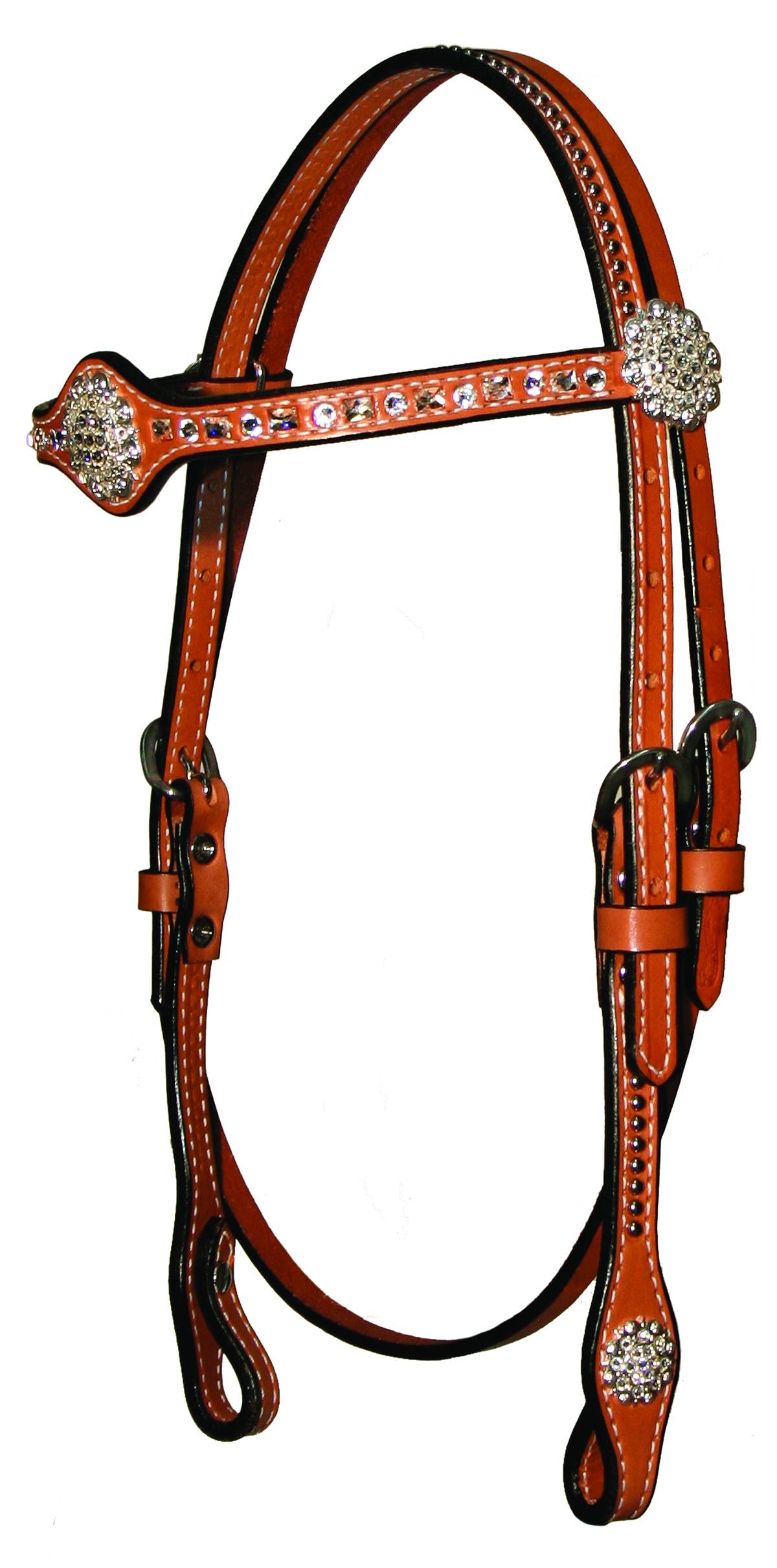 5-708164 Circle Y Crystals/Spot Browband Headstall sku 5-708164