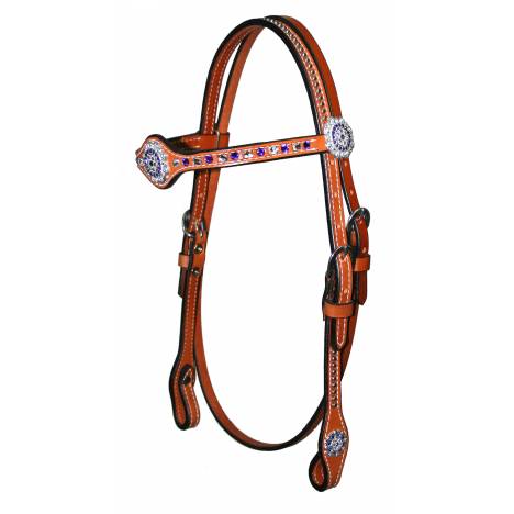 Circle Y Crystals/Spot Browband Headstall