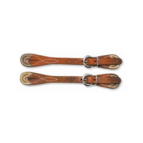 Circle Y Rawhide Tip Men's Spur Strap