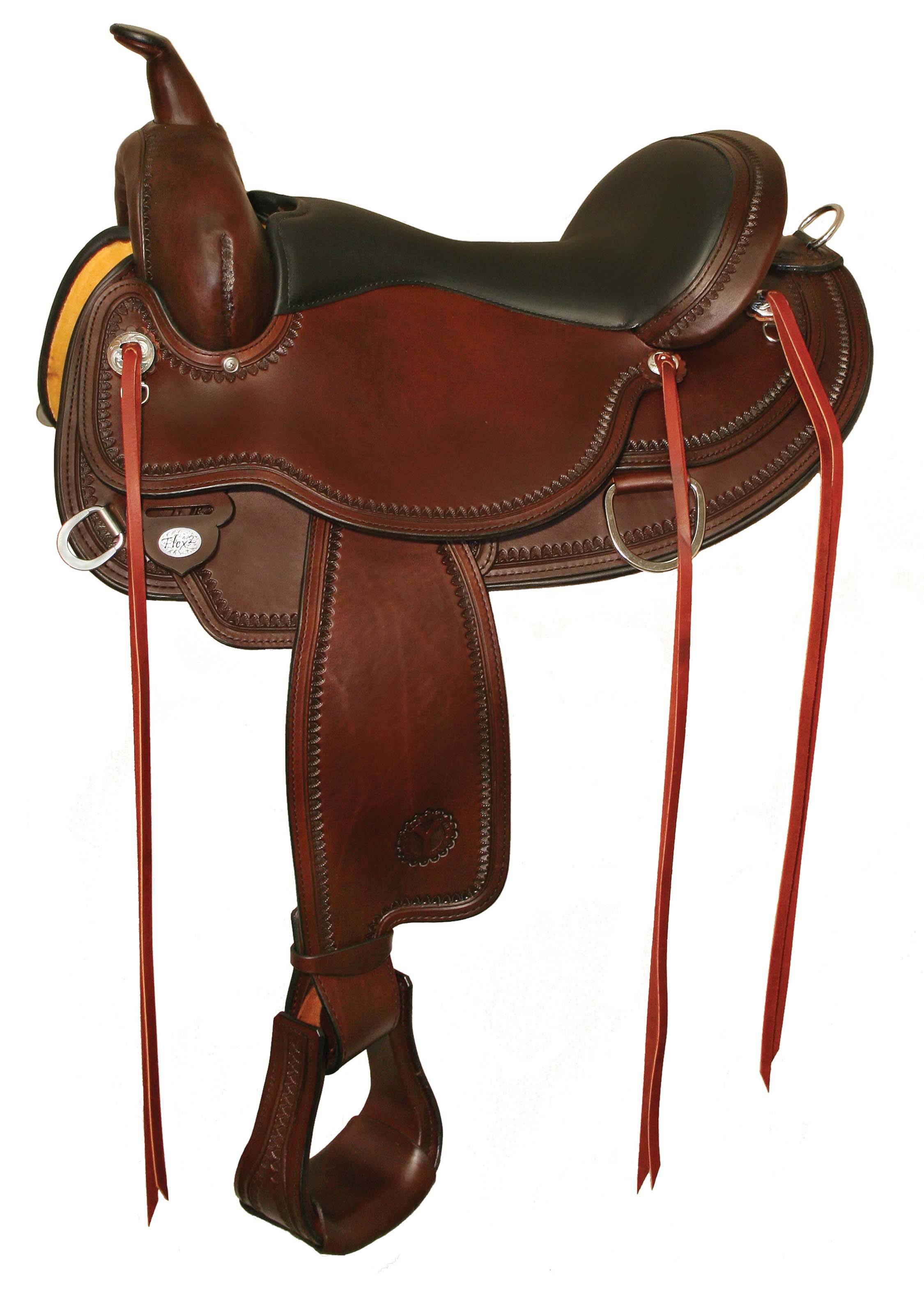 5-709757 Circle Y Omaha Flex-Lite Shell Border Saddle sku 5-709757