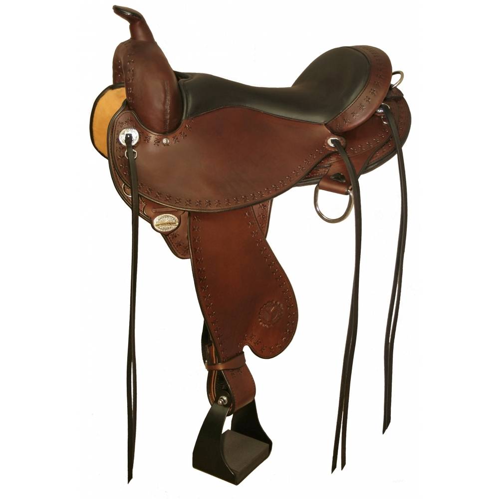 Circle Y Alabama Trail Gaiter Spider Border Gaited Saddle Western