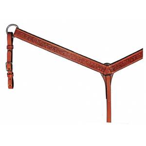 Circle Y Straight Floral Tool Breast Collar