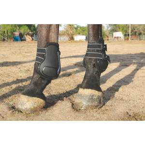 Professionals Choice Pro Performance Show Boots - Rear, TPU Fasteners