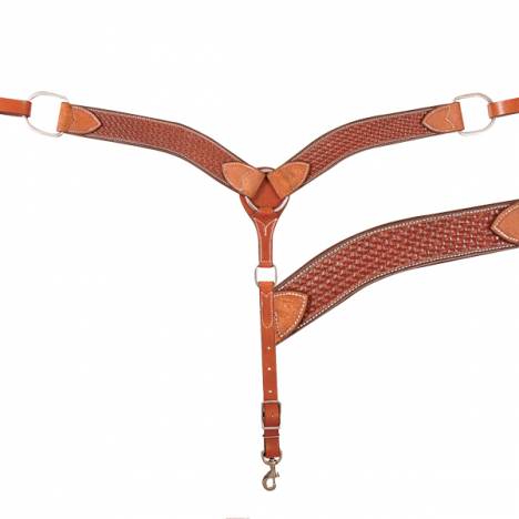 Cashel 2" Breast Collar - Chestnut Basket