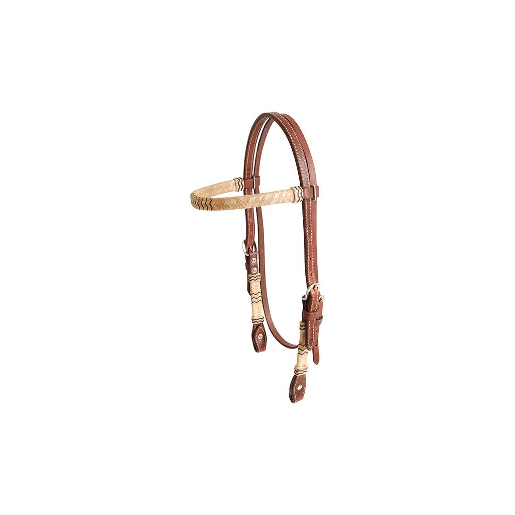 Cashel Browband Headstall - Rawhide Browband