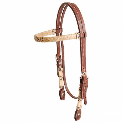 Cashel Browband Headstall - Rawhide Browband