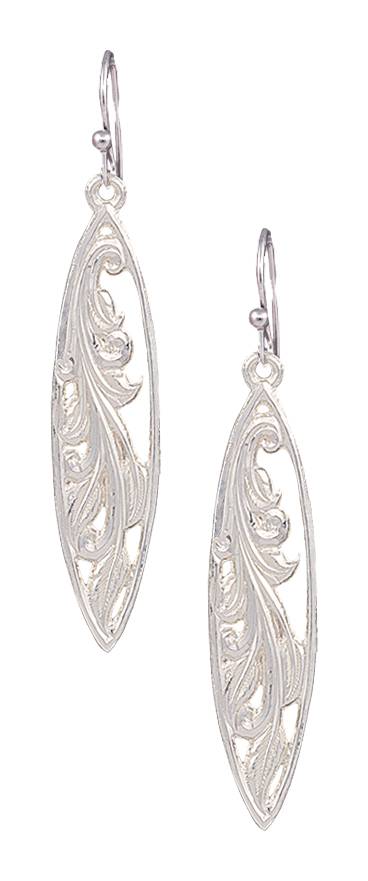 Montana Silversmiths Western Lace Marquise Grace Earrings